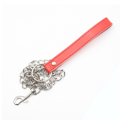 Leuke seksvrouw roze 4 inch breed honden kraag