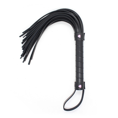 SM Leer Zwart Seks Whip Hand Paddle Beheersing Bondage Seks Rolspel Voor Paar