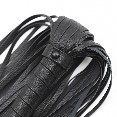 SM Leer Zwart Seks Whip Hand Paddle Beheersing Bondage Seks Rolspel Voor Paar