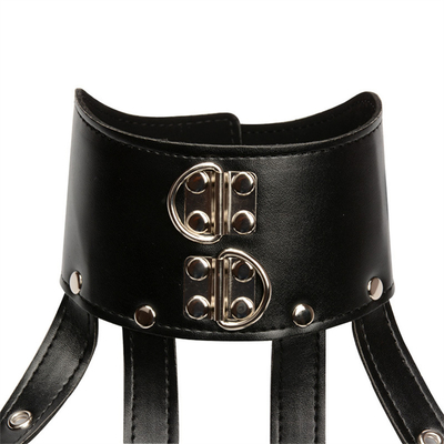 Kleding halsbeugel nep leer lijk harnas riem draagbekleding cupless coole volwassen spelletjes seksproducten