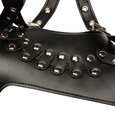 Kleding halsbeugel nep leer lijk harnas riem draagbekleding cupless coole volwassen spelletjes seksproducten