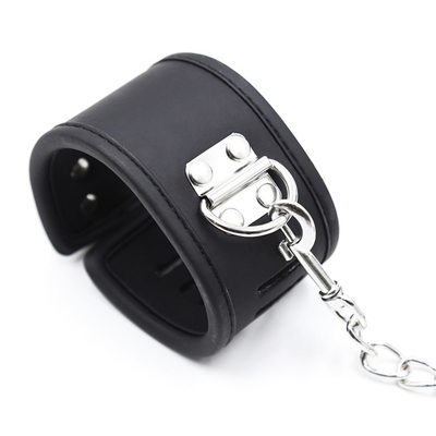 BDSM Bondage Lederen handboeien Set verstelbare beveiliging Bondage enkelbanden Koppels Spellen Seksproducten