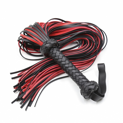 Groothandel Custom Flogger Whip BDSM Slaag Whip Sex Bondage Leer