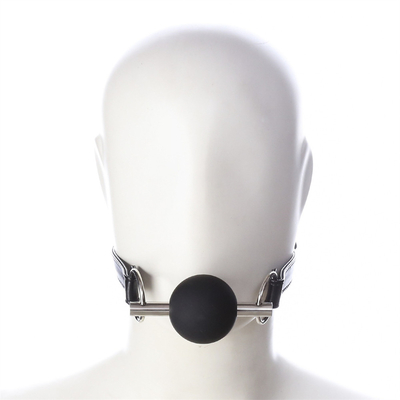 Volwassenen SM Bondage Gear Mond Ball Gag Met PU Leer Gordel Fetish Paar Binders Speelgoed