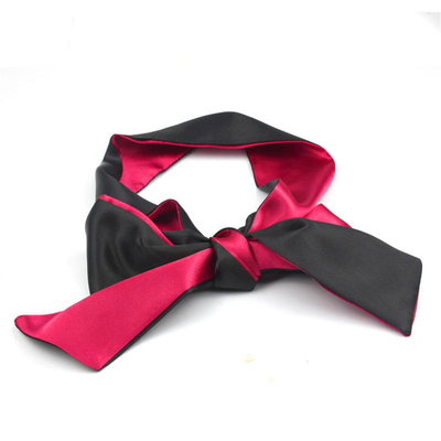 BDSM Bondage Binding Sex Game Super Ribbon Satin Oogmasker Volwassenen Vrouwen Blindfold Ribbon Reversible Bondage