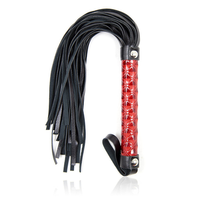 Flogger Bondage Rivet Leer Paard Whip Erotic Fetish Grijpen Kloppen Koningin Whip