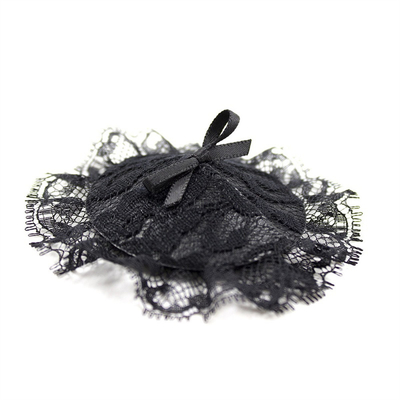 Zwart PU sexy tepelbedekking borstpasta's Seksuele gezondheid Bowknot SM tepelbedekking
