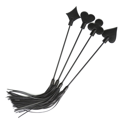 PU Leer Bondage Tickler Whip Paddle Flogger Volwassenen Seks Rolspel Leer Whip