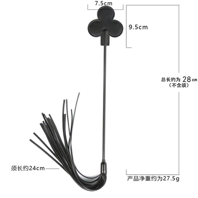 PU Leer Bondage Tickler Whip Paddle Flogger Volwassenen Seks Rolspel Leer Whip