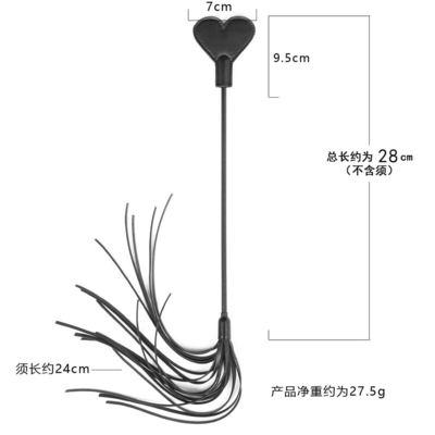 PU Leer Bondage Tickler Whip Paddle Flogger Volwassenen Seks Rolspel Leer Whip