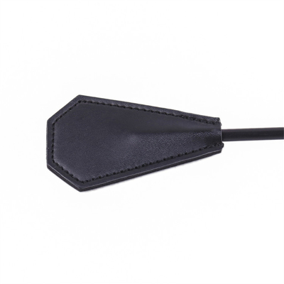 Achtersteenstimulator Sens Training Dubbel gebruik Pelzige veer Lederaad met roze Kindky Bowknot Flirterende slavernij