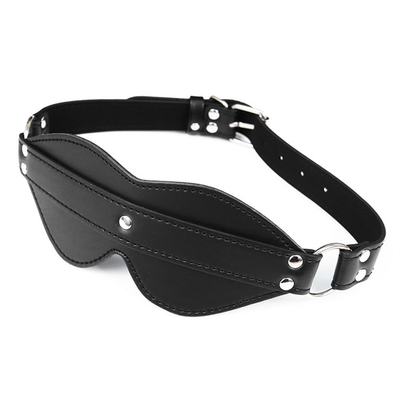 BDSM Oogmasker Bondage PU Leer SM Spel Speel Sexy Blindfold Voor Mannen