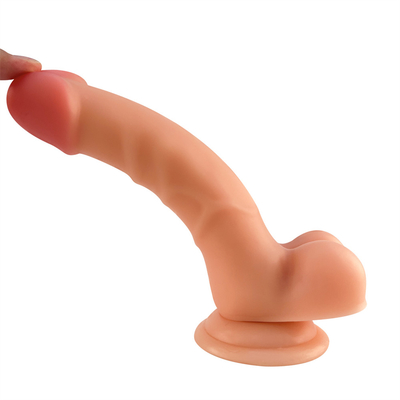 Topkwaliteit software buiten hard binnen kunstmatige siliconen penis volwassen seks enorme dildo