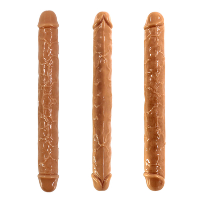 xese best verkopende enorme dubbele koppen medische TPE hoge kwaliteit lesbisch seksspeelgoed grote realistische dildo's voor vrouwen