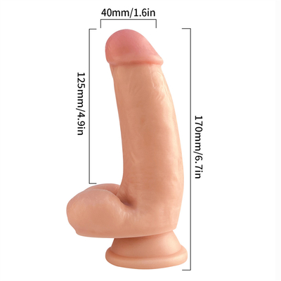 17cm dildo zacht seksspeeltje pvc dildo helder met sterke zuigbeker voor vrouwen mannen homo volwassen seksspeeltjes spellen