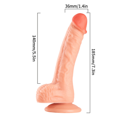 Realistische Dildo Body Safe G-spot Stimulator Dildos met sterke zuigbeker voor handen Free Play Seks Speelgoed voor volwassenen