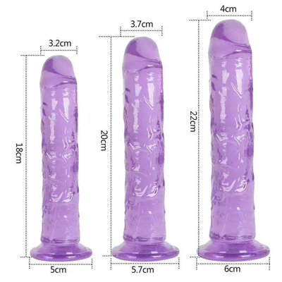 Sterk zuigen kunstmatige dildo penis jelly enorme dildo's voor vrouwen realistische dildo