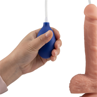USB oplaadbare Vrouwelijke masturbator Seks Speelgoed Water Spray Simulatie Echte spier Tyrannen Dildo Vibrator Squirting Dildo