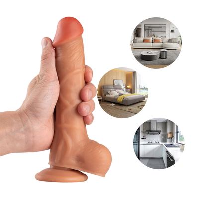 Groothandel dildo huid realistische dildo volwassen seks speelgoed enorme penis enorme dildo speelgoed voor vrouwen
