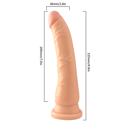 Volwassenen sexwinkel groothandel vrouwelijke siliconen rubber zachte dildo realistische penis vrouwelijke masturbator penis speelgoed voor vrouw vrouwen