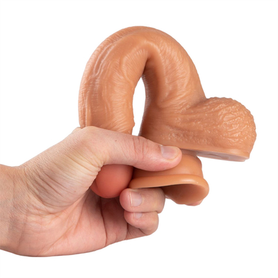 Big Soft Long Hard Flexible Silicone Dildo Silicone Reële Dildos verlangen handleiding Dildos