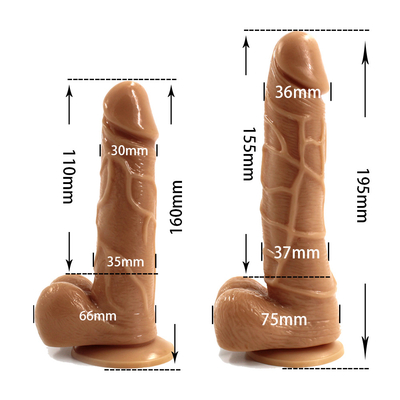 Hot Sale Classic Style 7 inch TPE Realistische Dildo Volwassen Seks Speelgoed voor Vrouwen