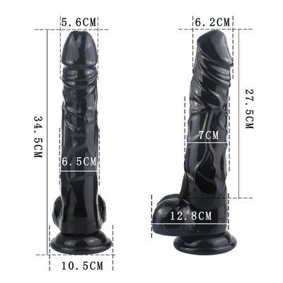 Vrouwelijk seksspeelgoed zacht TPE 10 inch realistisch enorme dildo seksproducten voor vrouwen masturberen