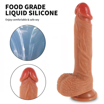 Afstandsbediening Dildo Vibrator Groothandel Seks Speelgoed Lichaam Veilig Vibrerende Rotatie Realistische Dildo voor Vrouwen en Mannen