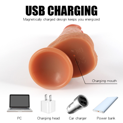 Afstandsbediening Dildo Vibrator Groothandel Seks Speelgoed Lichaam Veilig Vibrerende Rotatie Realistische Dildo voor Vrouwen en Mannen