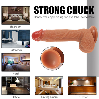 Afstandsbediening Dildo Vibrator Groothandel Seks Speelgoed Lichaam Veilig Vibrerende Rotatie Realistische Dildo voor Vrouwen en Mannen