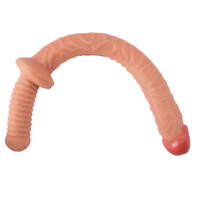 Grote Realistische Volwassenen Speelgoed Dildo groothandel voor vrouw Vrouwen Zachte Flexible Realistische Bruin Met groothandel