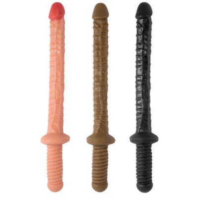 Grote Realistische Volwassenen Speelgoed Dildo groothandel voor vrouw Vrouwen Zachte Flexible Realistische Bruin Met groothandel