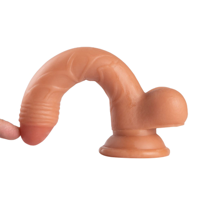 Warm verkoop hoog realistische curve dildo voor vrouwen