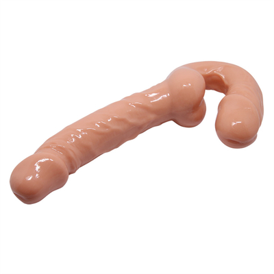 Klassieke Strapless Strap-on Dildo Vibrator voor koppels Strapon voor lesbiennes USB-oplader Dubbelkop Vibrator Volwassenen Seks