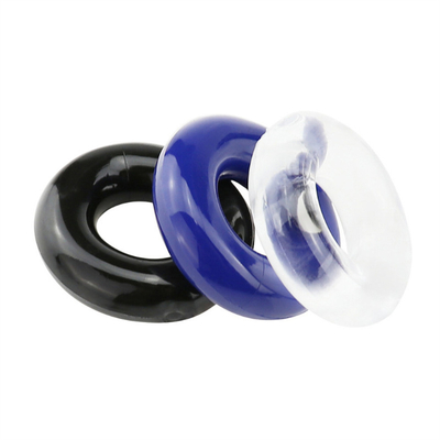 Pakket van 3 Seksgereedschap Orgasmische erectie Silicone Pen Ring Voor Mannen