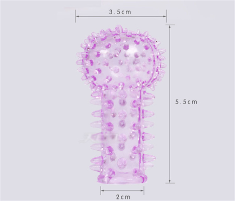 Groothandel Silicone Blauwe Vinger Ring Sex Toys