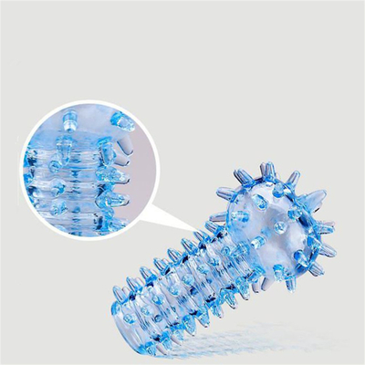Groothandel Silicone Blauwe Vinger Ring Sex Toys