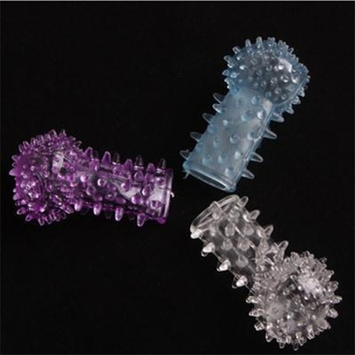 Groothandel Silicone Blauwe Vinger Ring Sex Toys