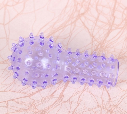 Groothandel Silicone Blauwe Vinger Ring Sex Toys