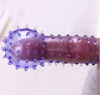 Groothandel Silicone Blauwe Vinger Ring Sex Toys