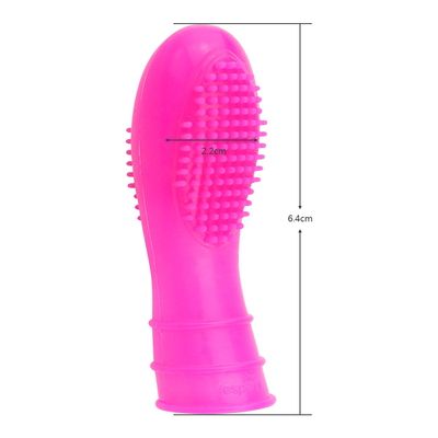 Groothandel medische siliconen vinger mouw ring met bump penis ring seksspeeltjes