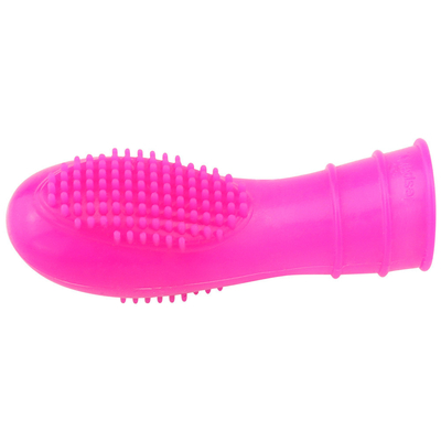 Groothandel medische siliconen vinger mouw ring met bump penis ring seksspeeltjes