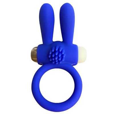 Rabbit Cock Ring Vibrator Penis Ring met kralen voor extra stimulatie