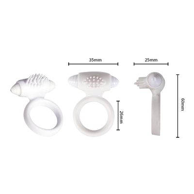 Vrouwelijk langer houdbaar schud rooster ring vibrator ring voor mannelijk seksspeelgoed