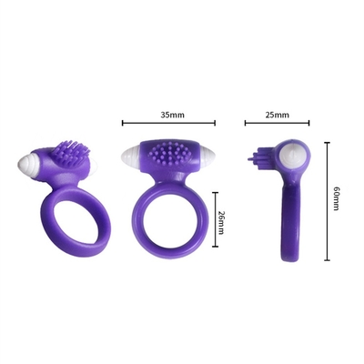 Vrouwelijk langer houdbaar schud rooster ring vibrator ring voor mannelijk seksspeelgoed