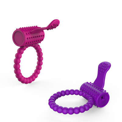 Hoogwaardige seksproducten Comfortabele mannelijke penis lul ringen met vibrator voor mannen