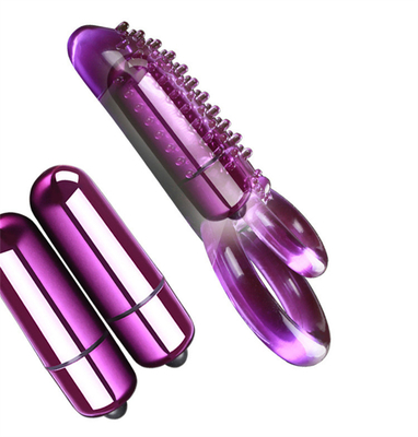 Dubbele motor vinger mini vibrator clitorale anale kut vrouwen volwassen paar vinger vibrator