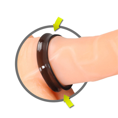 Silicone verstelbare penis ringen seks speelgoed voor mannen