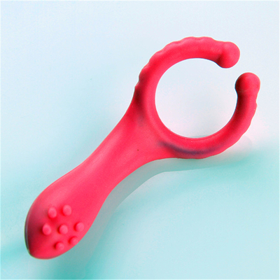 Beste Verkopende Trillende het Uitsteekselklemmen van het Geslachtsspeelgoed met g-Vlekvibrator voor Vrouwen