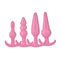 Roze/Purper het Silicone Anaal Speelgoed van Handvatring anal plug vagina soft voor Vrouw